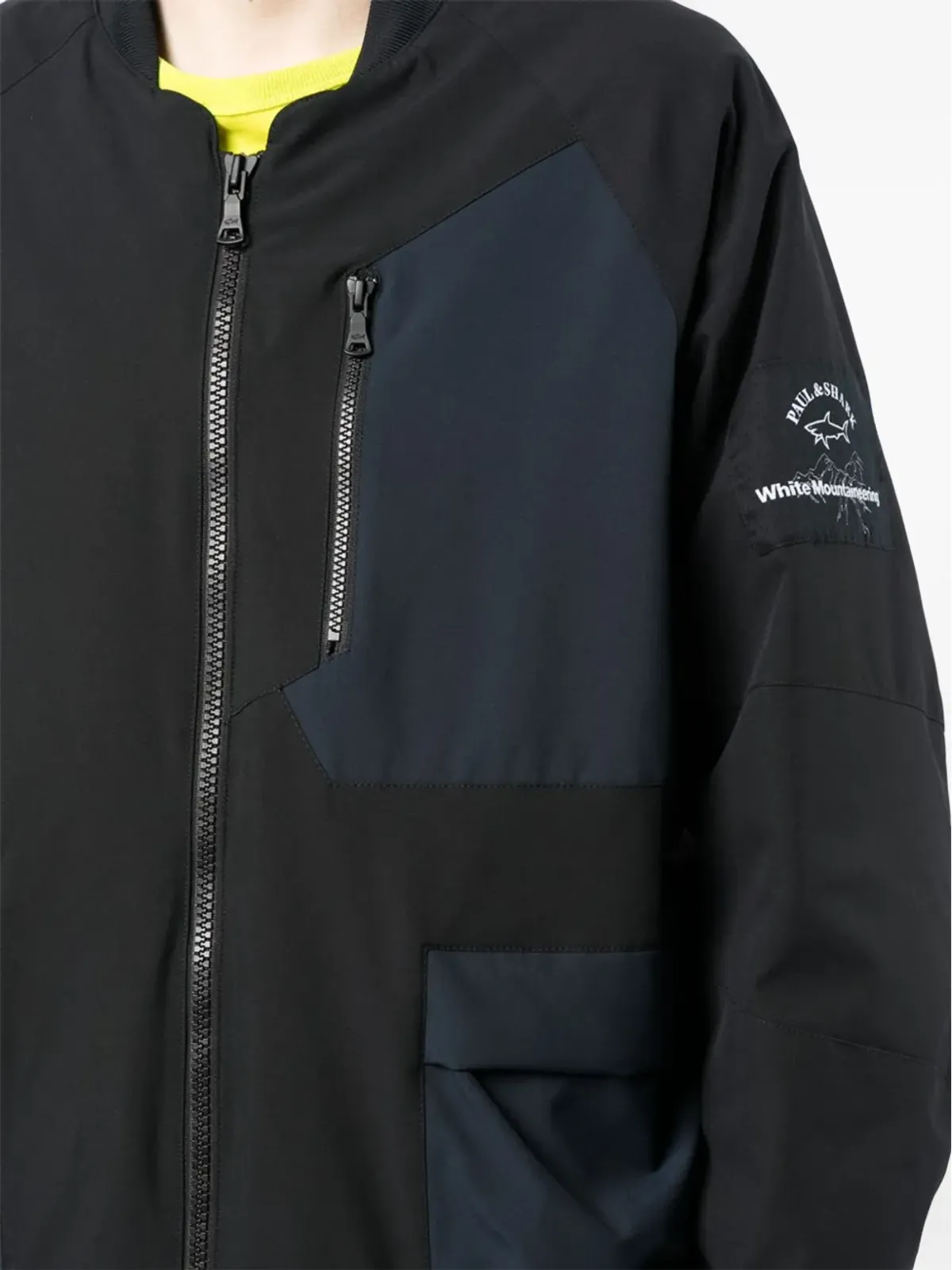 White Mountaineering カラーブロックジャケット - 画像5
