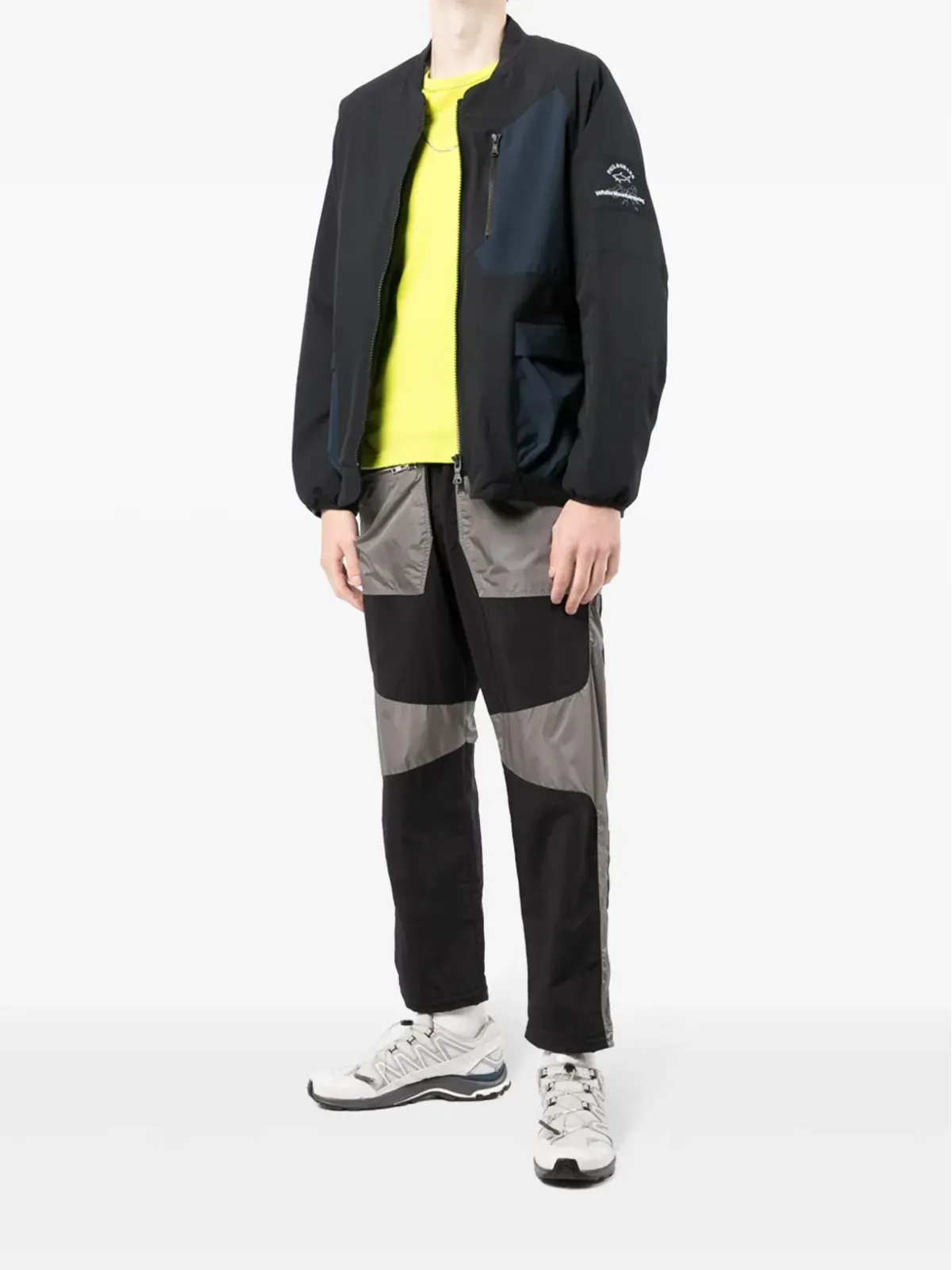 White Mountaineering カラーブロックジャケット - 画像2