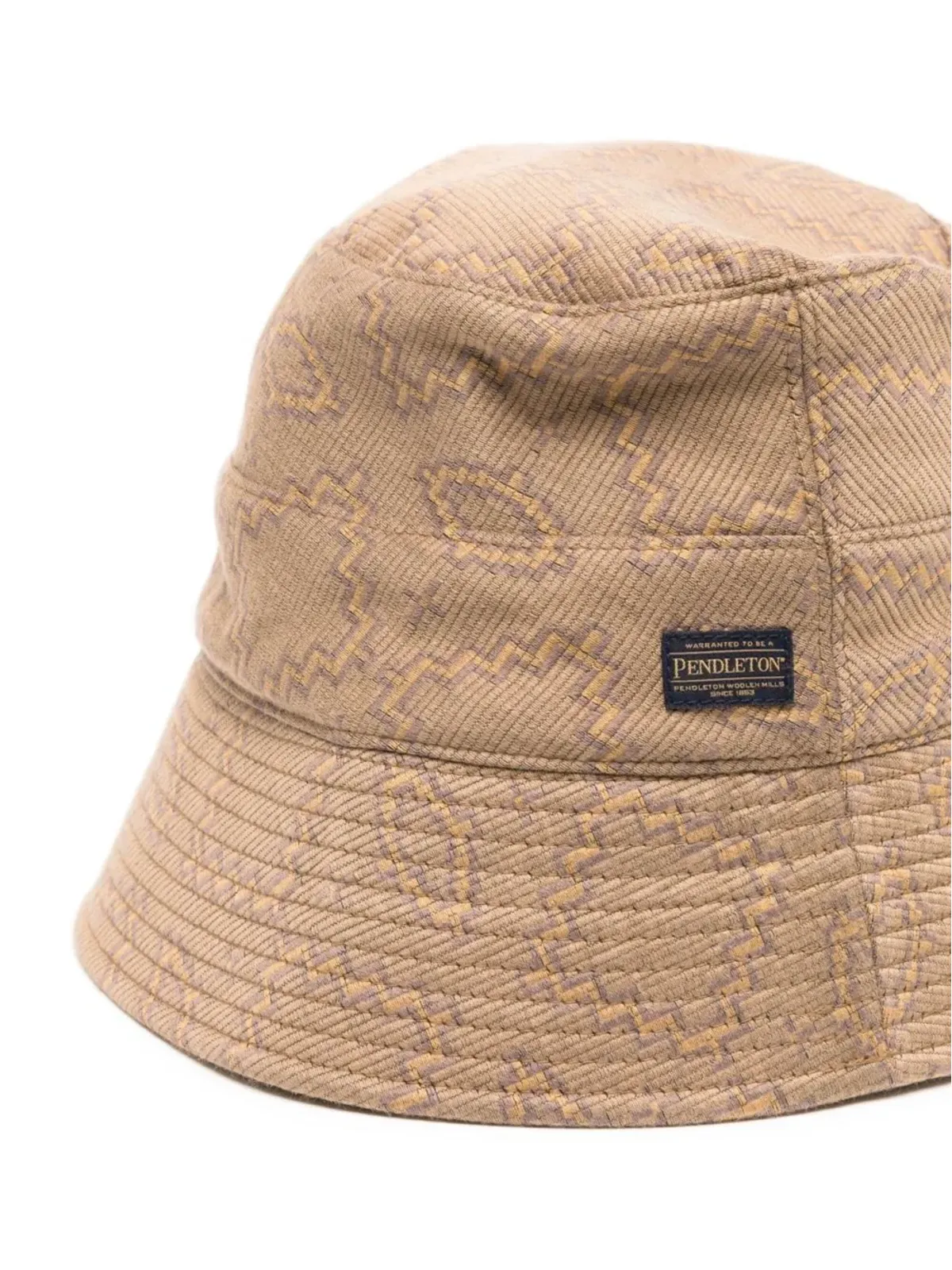 White Mountaineering ロゴアップリケ バケットハット - 画像2