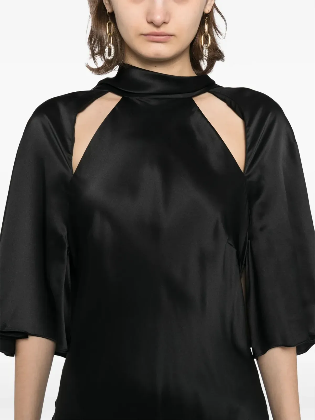 Michelle Mason バックレスイブニングドレス - 画像5