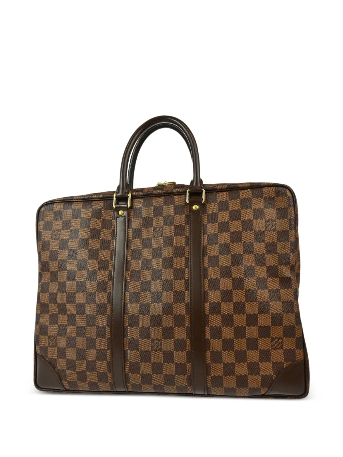 Louis Vuitton ビンテージ Porte Documents Voyage ハンドバッグ - ブラウン - 画像2