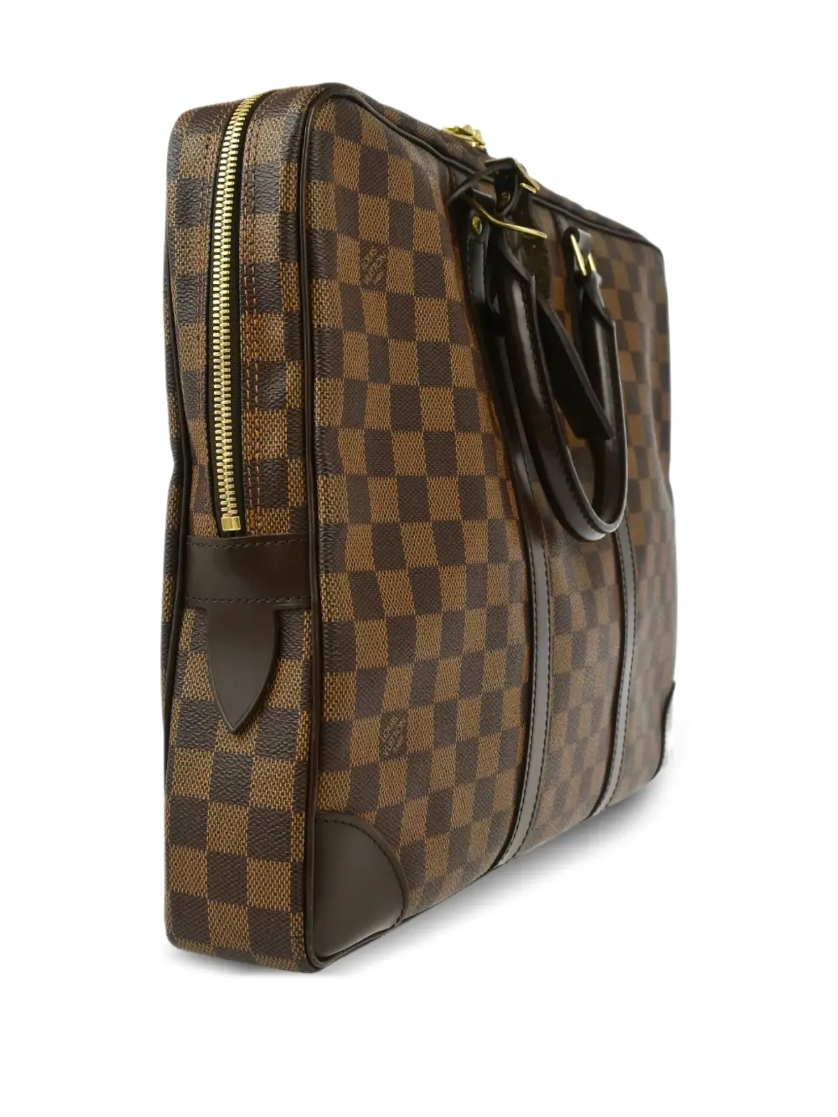 Louis Vuitton ビンテージ Porte Documents Voyage ハンドバッグ - ブラウン - 画像3