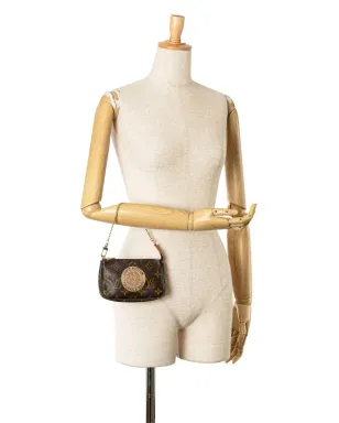 Louis Vuitton ビンテージ 2007年 モノグラム トランクスとバッグ ミニ ポシェット・アクセソワール ハンドバッグ ブラウン - サムネイル3
