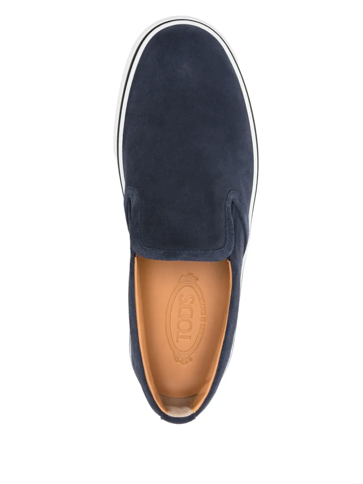 Tod's スエード スリップオン スニーカー - ブルー - 画像4