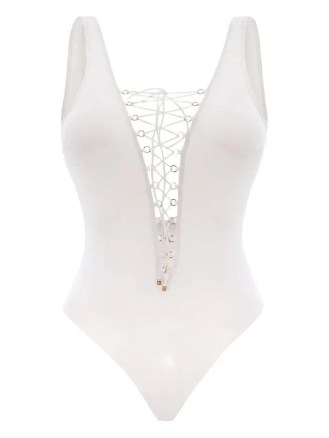 Noire Swimwear Noire Swimwear レースアップワンピース水着の商品画像