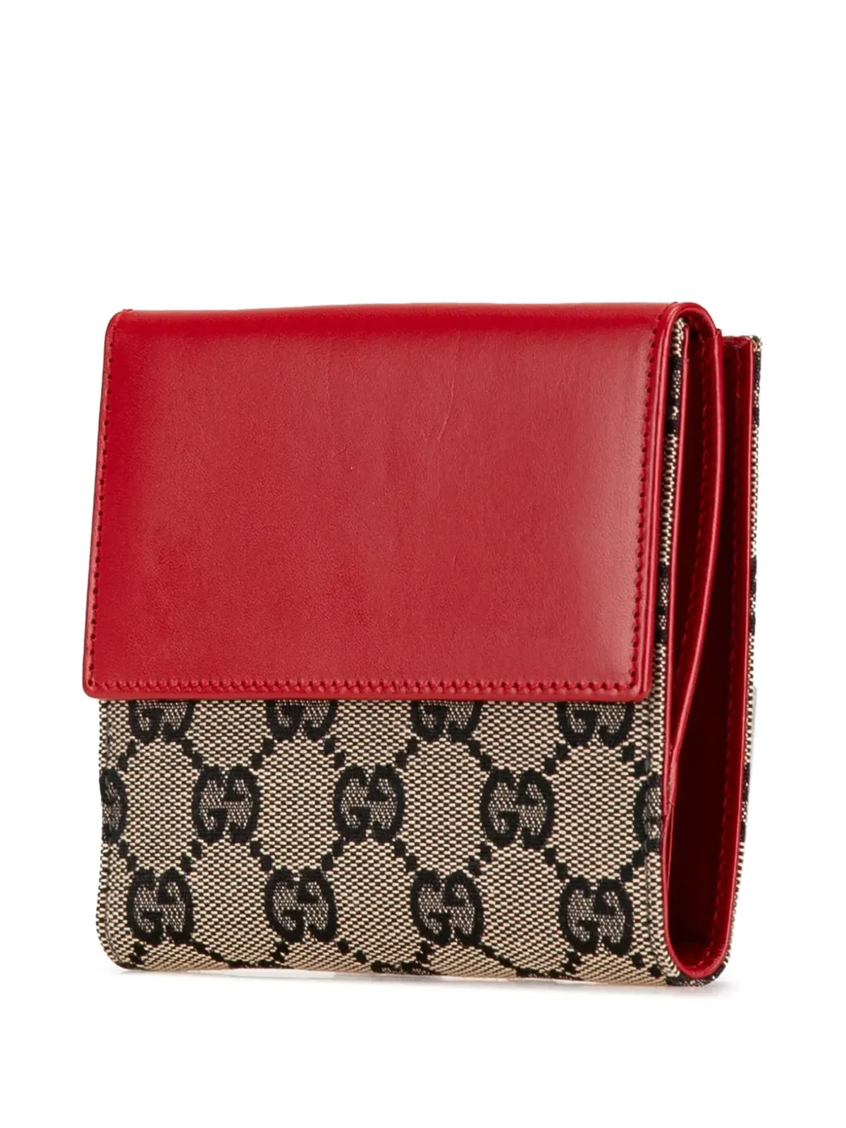 Gucci Pre-Owned 2000-2015 GGキャンバス ジャッキー ウォレット ブラウン - 画像2