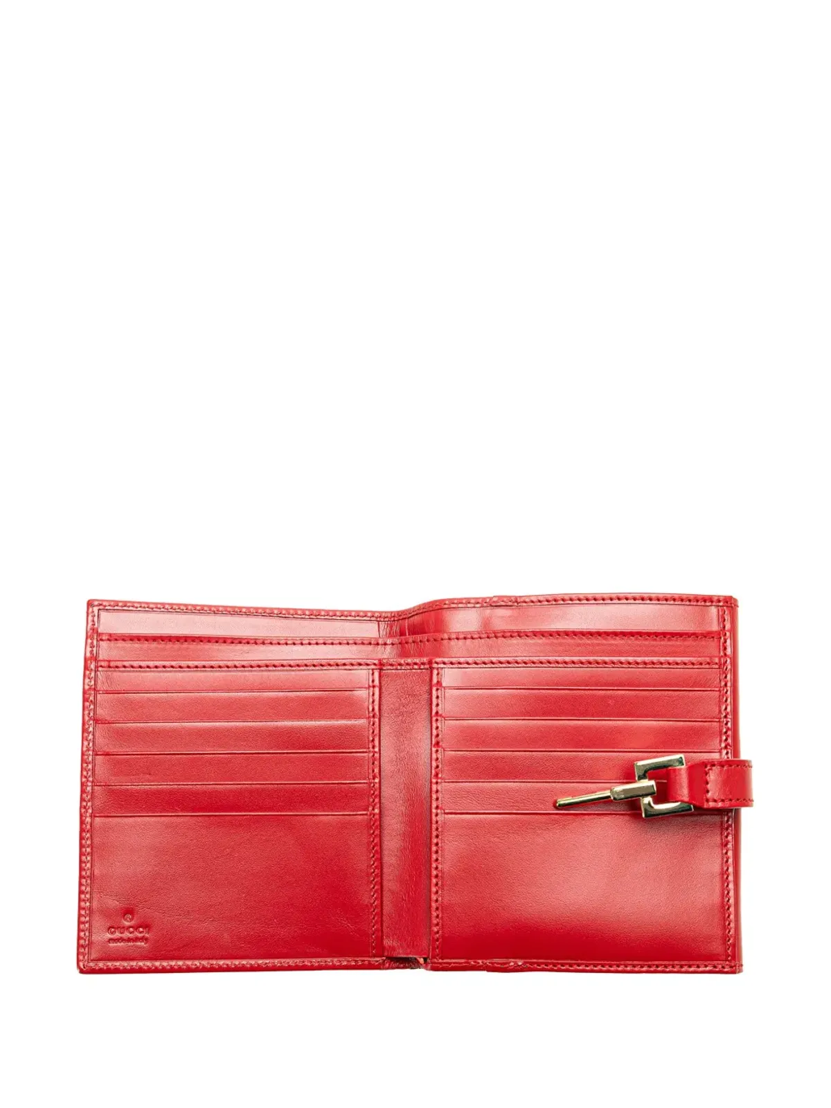 Gucci Pre-Owned 2000-2015 GGキャンバス ジャッキー ウォレット ブラウン - 画像4