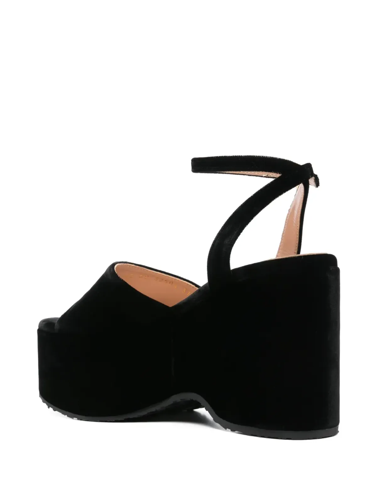 Gianvito Rossi サンダル 105mm ベルベット ブラック - 画像3