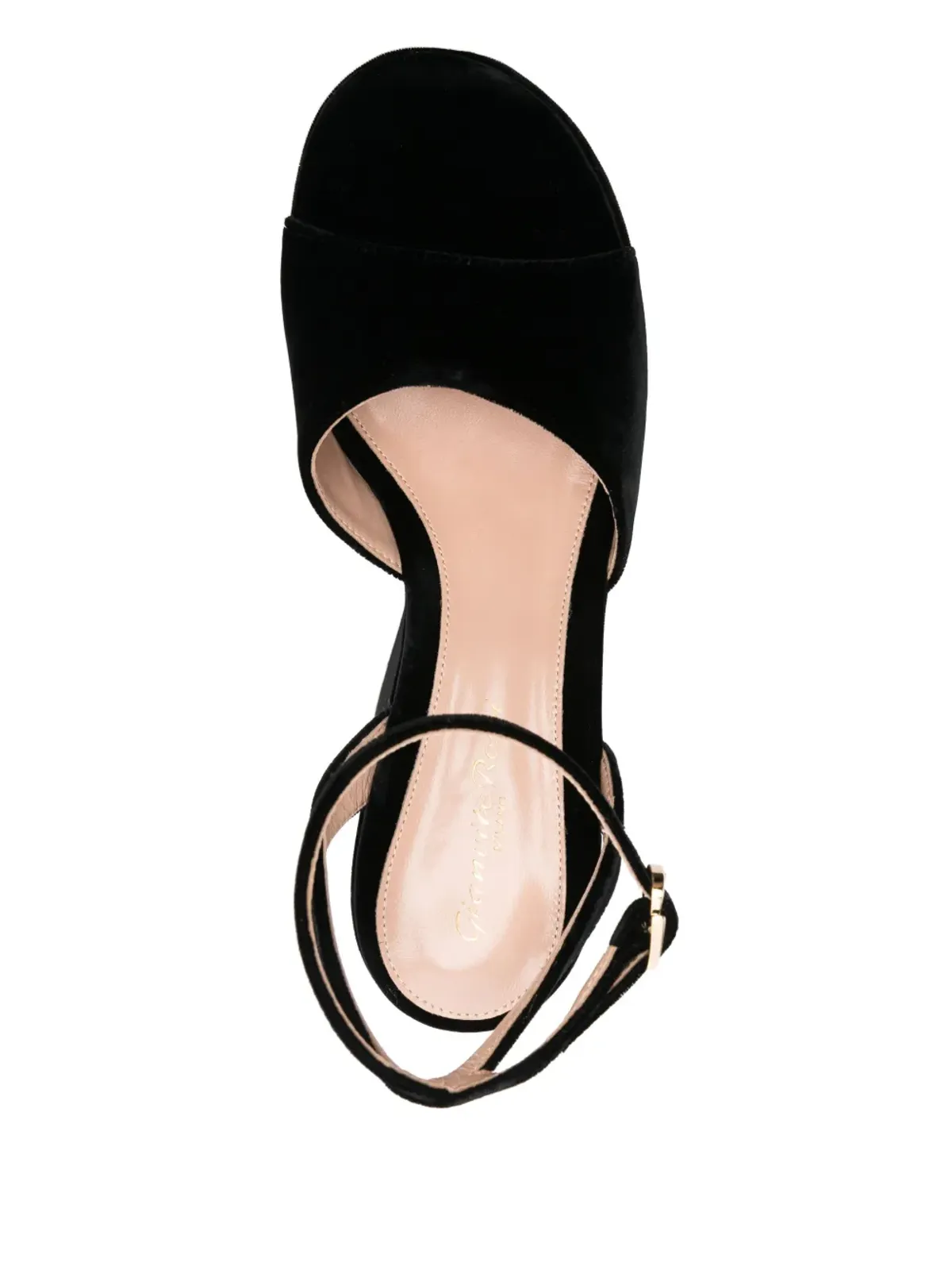 Gianvito Rossi サンダル 105mm ベルベット ブラック - 画像4