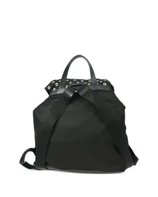 Prada ビンテージ 2010年代 トライアングルロゴ バックパック - ブラック - サムネイル2