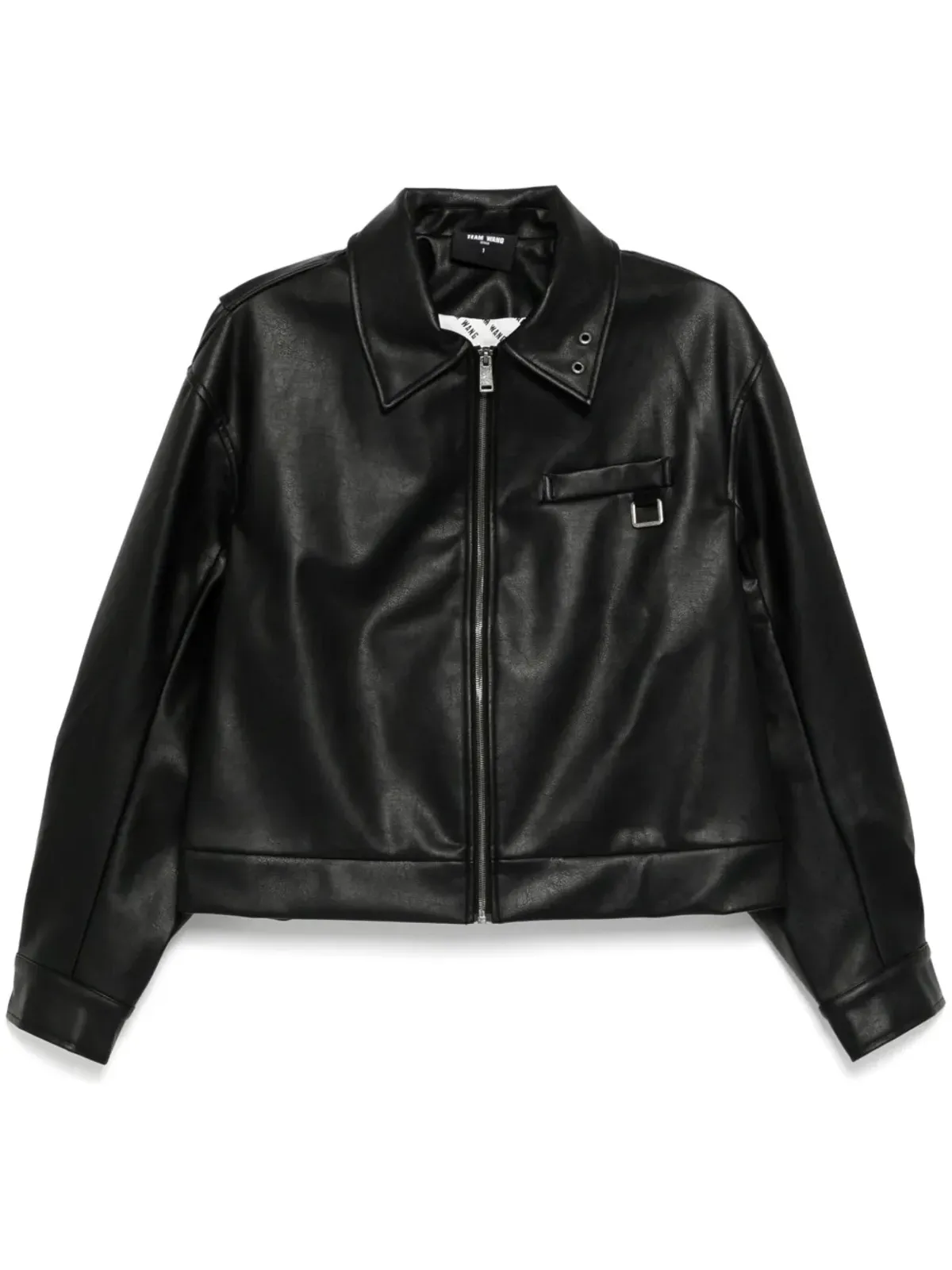 TEAM WANG design フェイクレザー ジャケット - 画像1