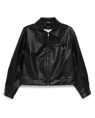 TEAM WANG design フェイクレザー ジャケット - サムネイル1