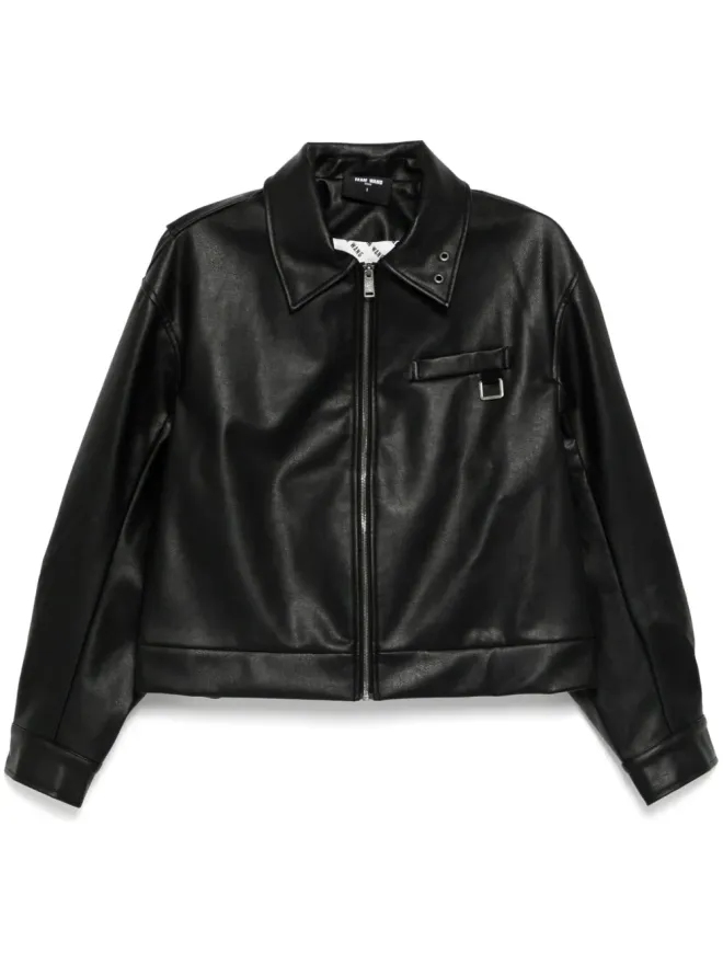 TEAM WANG design TEAM WANG design フェイクレザー ジャケットの商品画像
