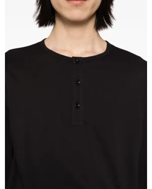 TEAM WANG design Choices ヘンリーネックTシャツ - ブラック - サムネイル5