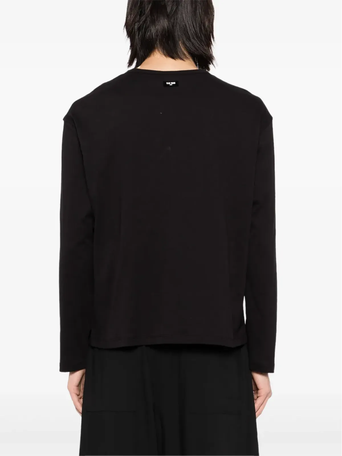 TEAM WANG design Choices ヘンリーネックTシャツ - ブラック - 画像4