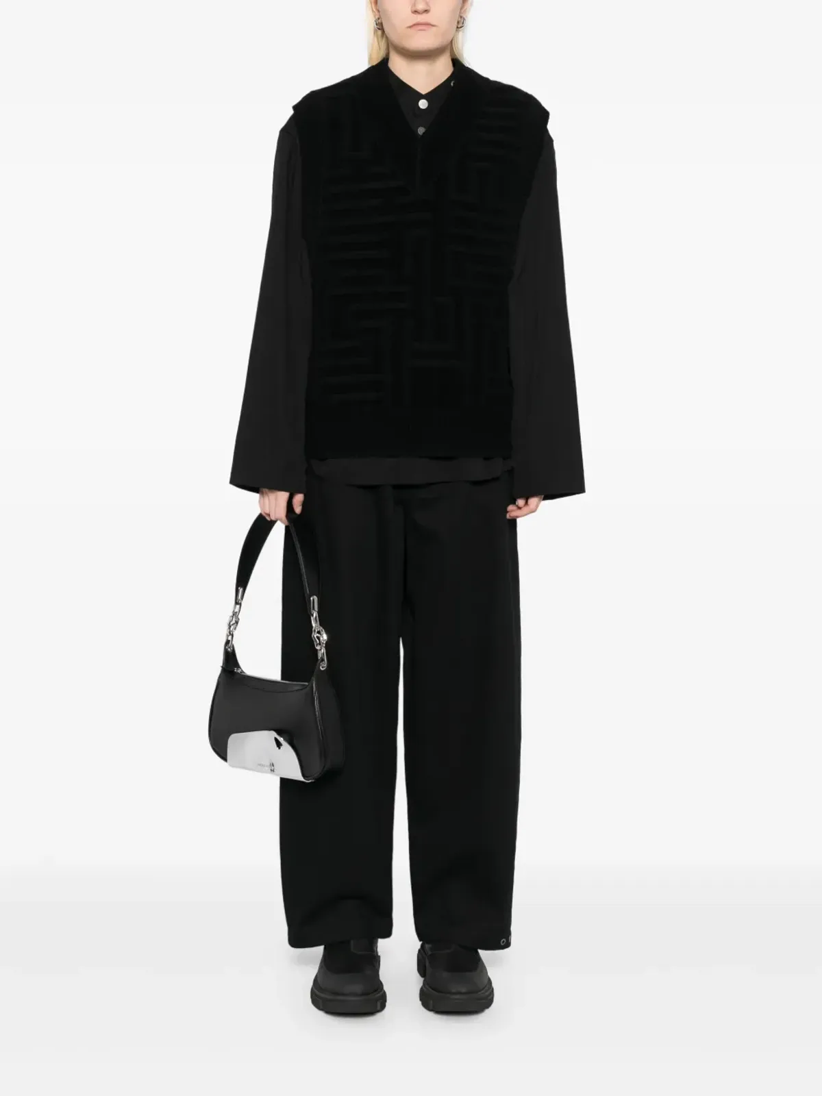 TEAM WANG design ジャカードベスト - 画像3