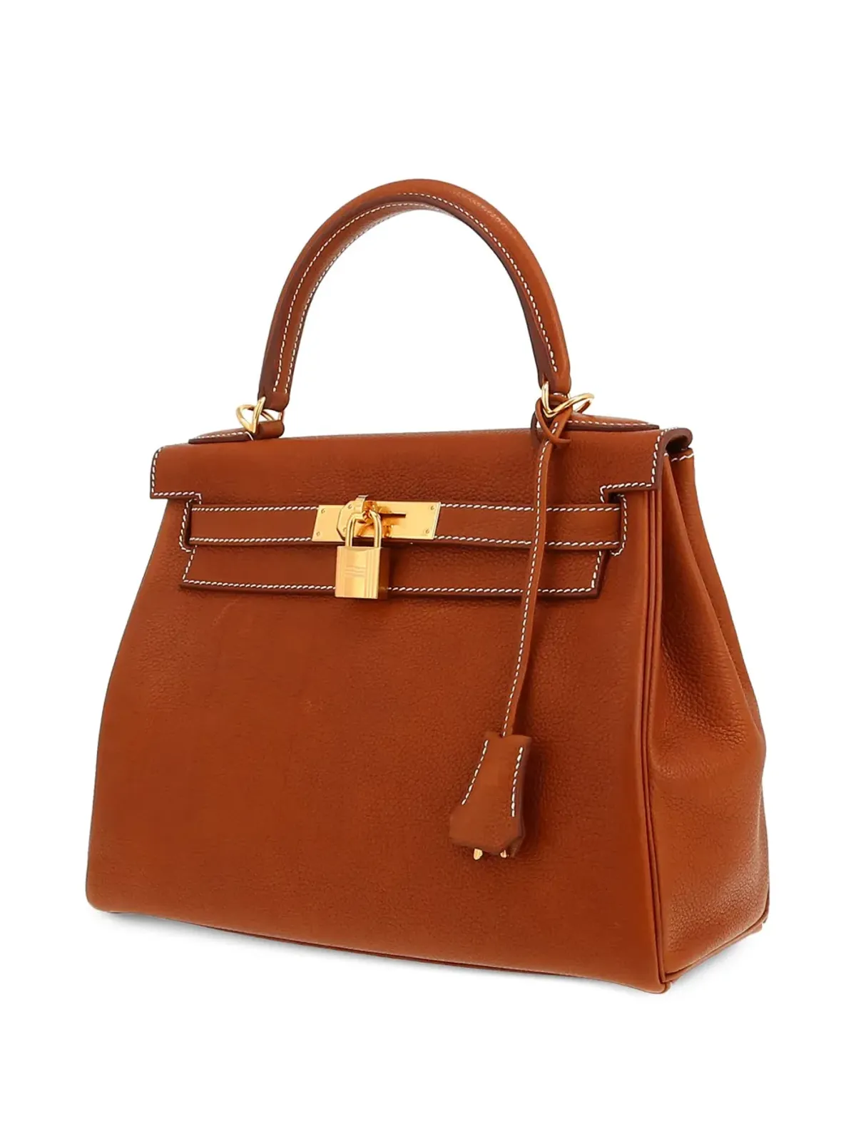 Hermès ビンテージ 2023年 ケリー28 ハンドバッグ ブラウン - 画像3