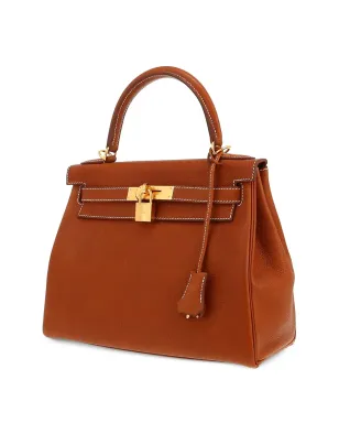 Hermès ビンテージ 2023年 ケリー28 ハンドバッグ ブラウン - サムネイル3