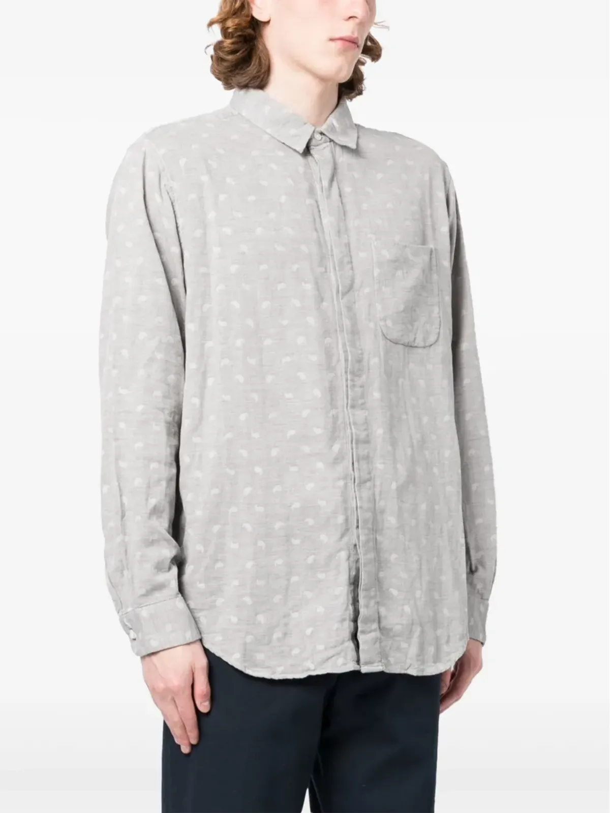 Engineered Garments ペイズリープリントシャツ - 画像3
