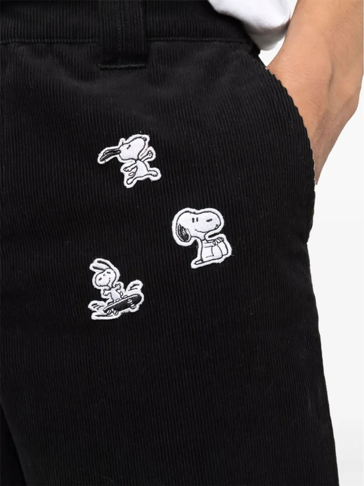 Soulland x Peanuts パッチ付きパンツ - ブラック - 画像4