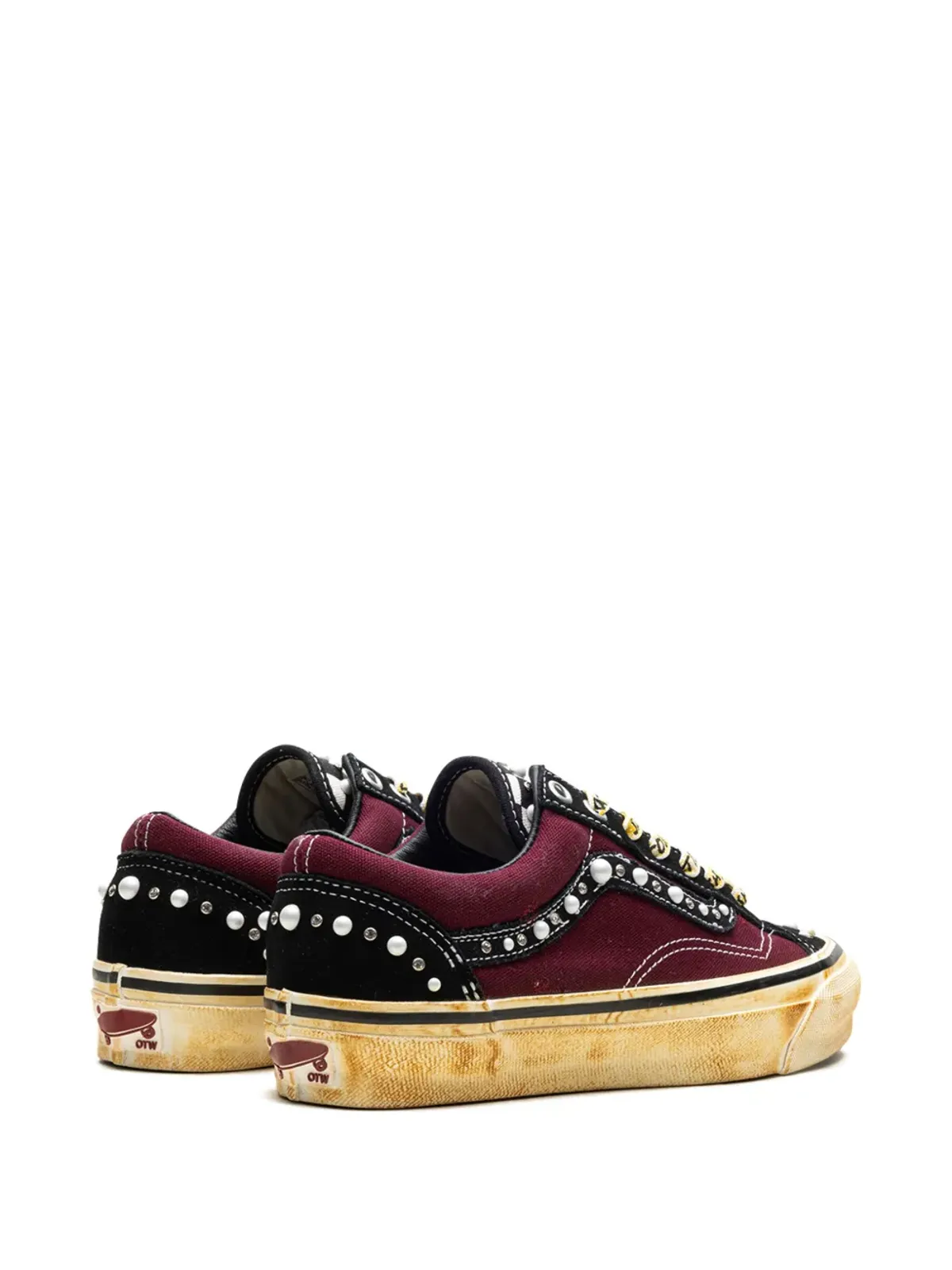 Vans × サトシ・ナカモト OTW Old Skool Reissue 36 スニーカー レッド - 画像3