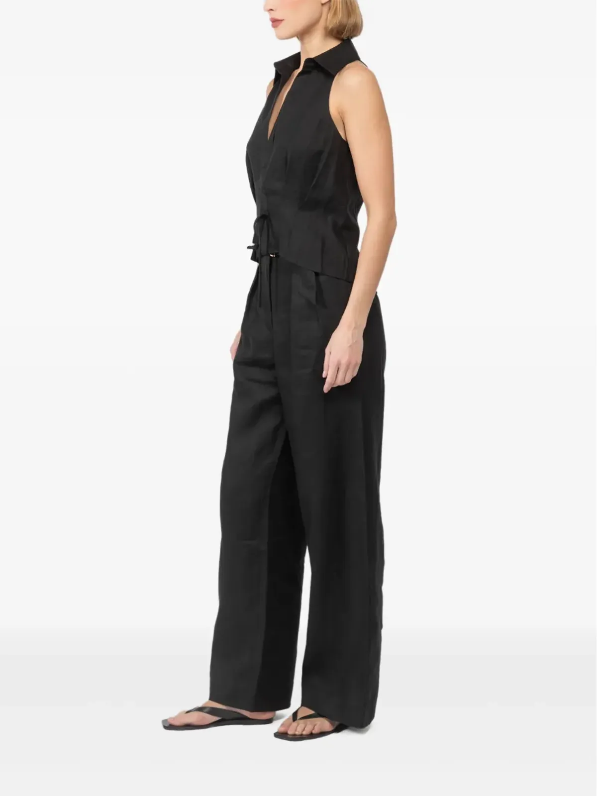 HEVRON Linen Top - 画像3