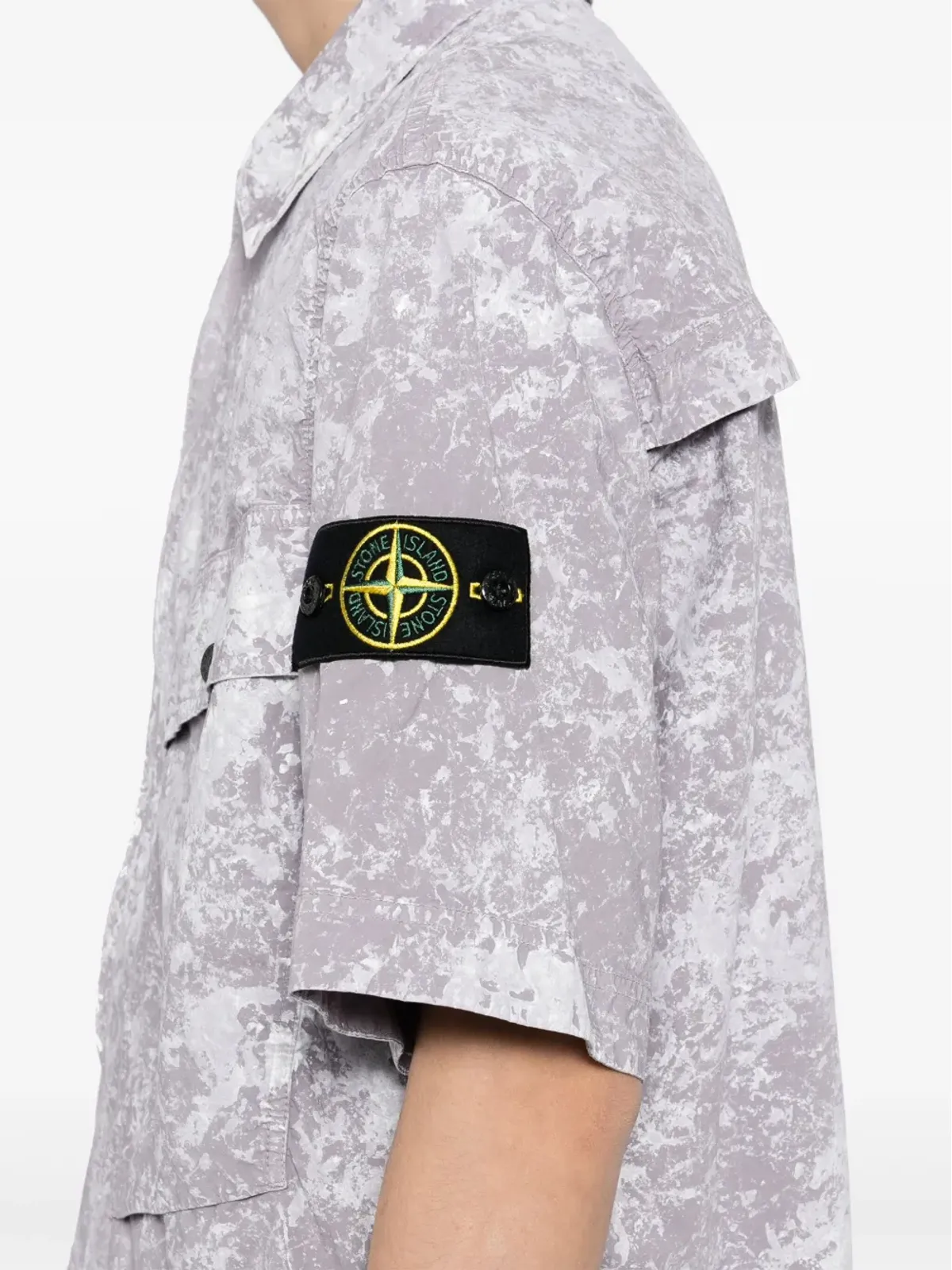 Stone Island 半袖シャツ - パープル - 画像5