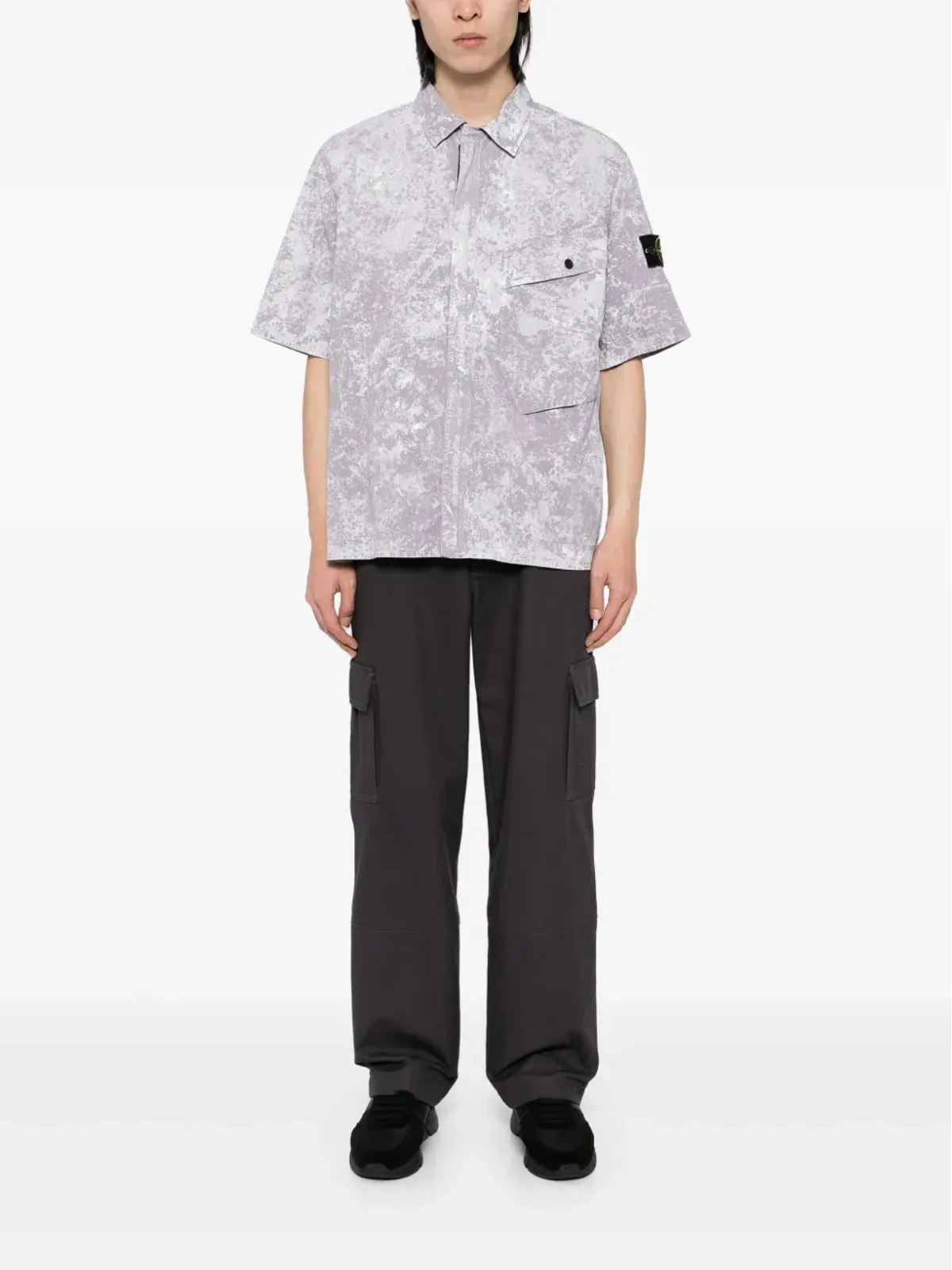Stone Island 半袖シャツ - パープル - 画像2