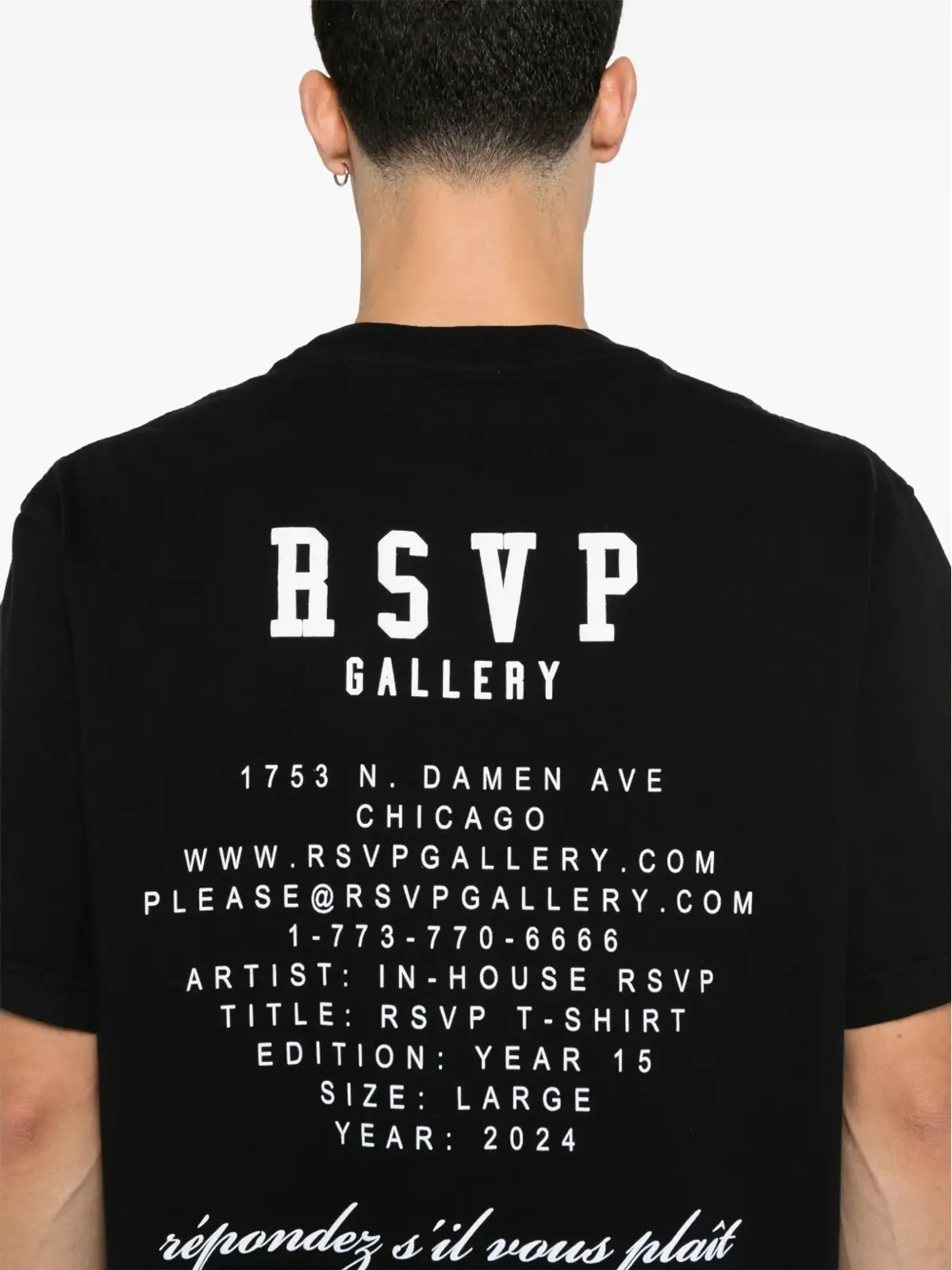 AGOLDE x RSVP Gallery コットンTシャツ - ブラック - 画像4