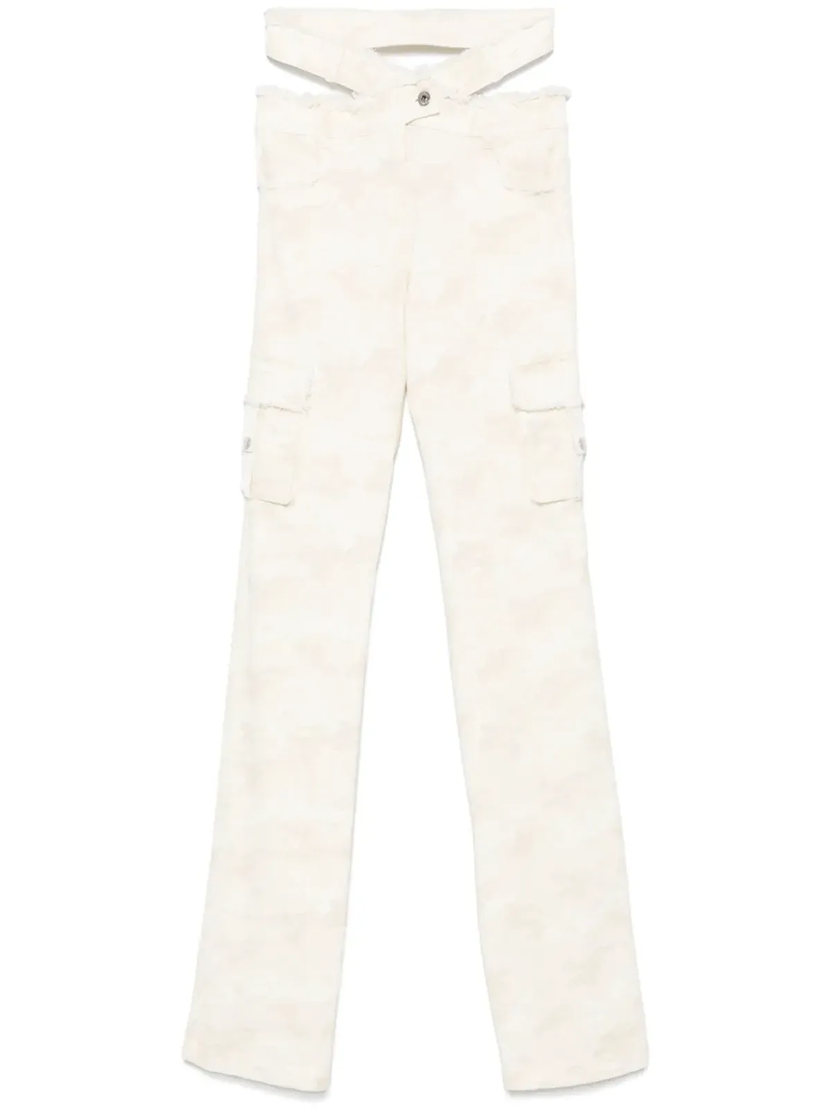 Off-White ベルテッド カモフラージュ柄パンツ - 画像1