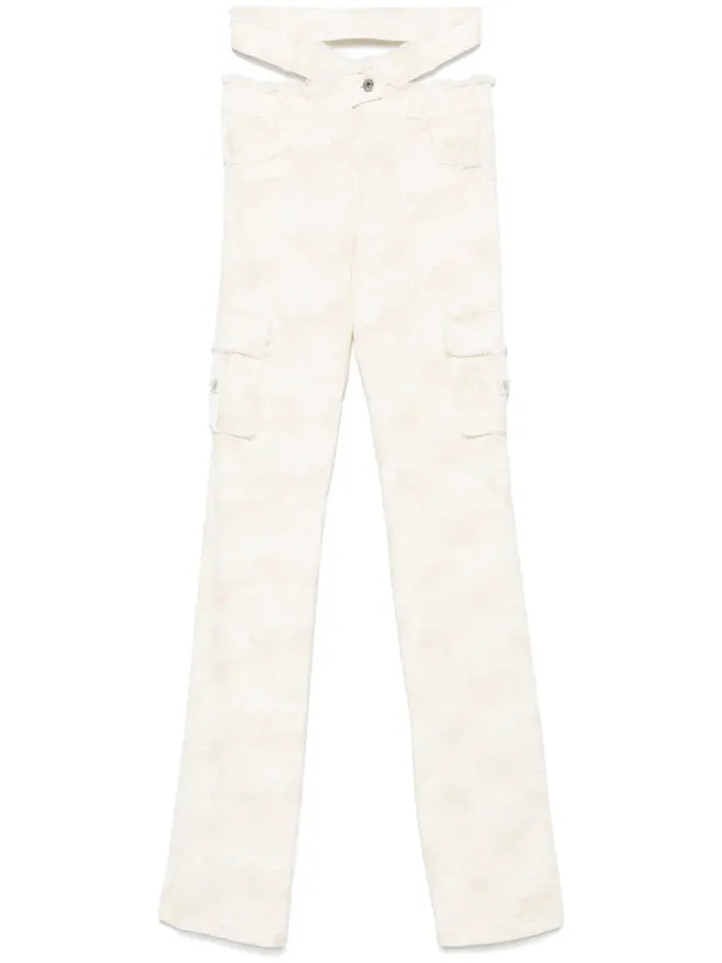 OFF-WHITE Off-White ベルテッド カモフラージュ柄パンツの商品画像