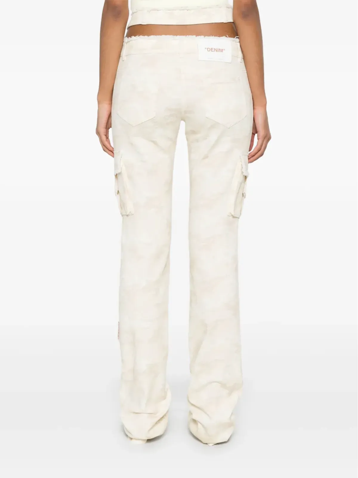 Off-White ベルテッド カモフラージュ柄パンツ - 画像4