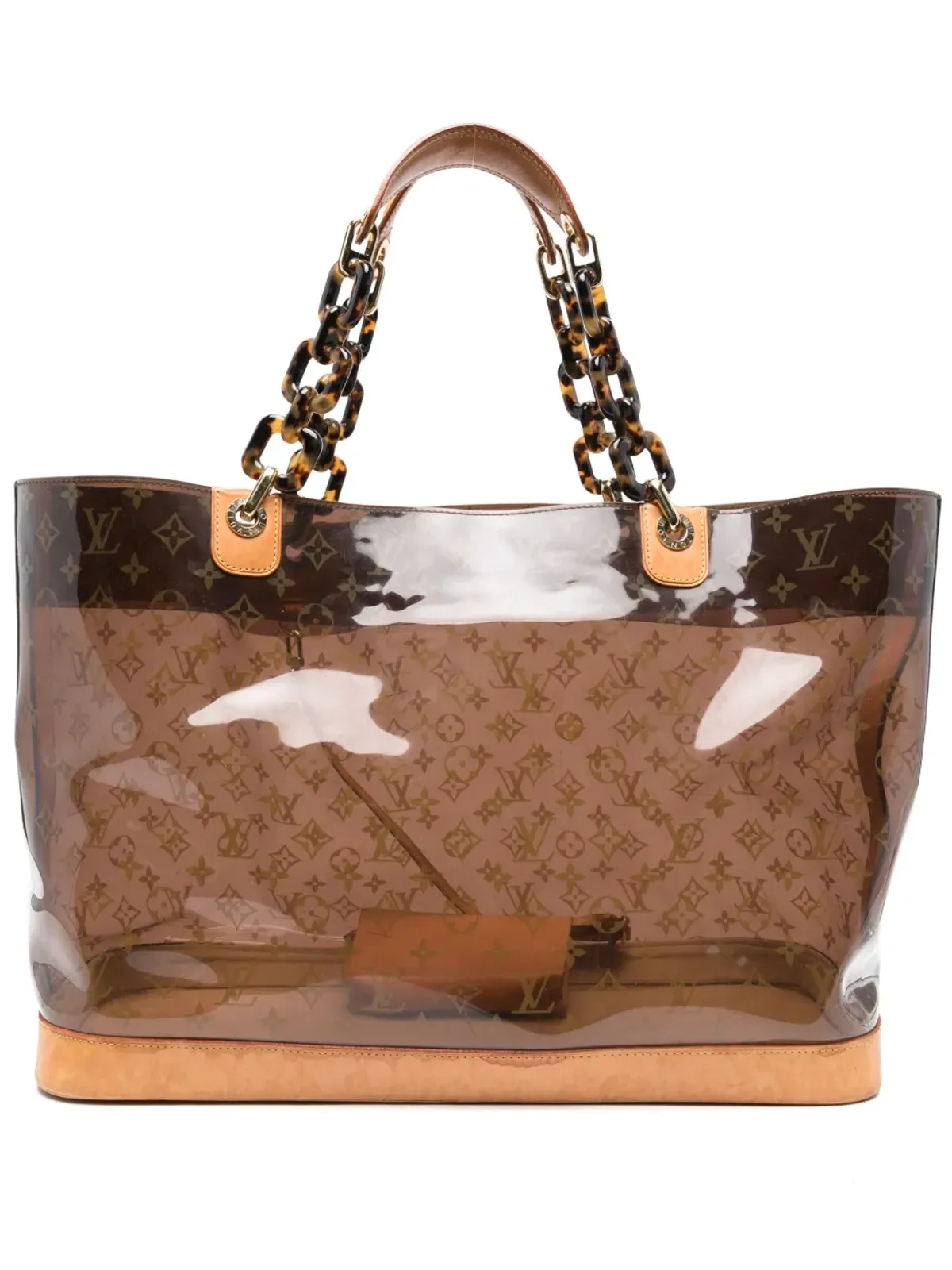Louis Vuitton ビンテージ 2003年 モノグラムプリント トートバッグ ブラウン - 画像1