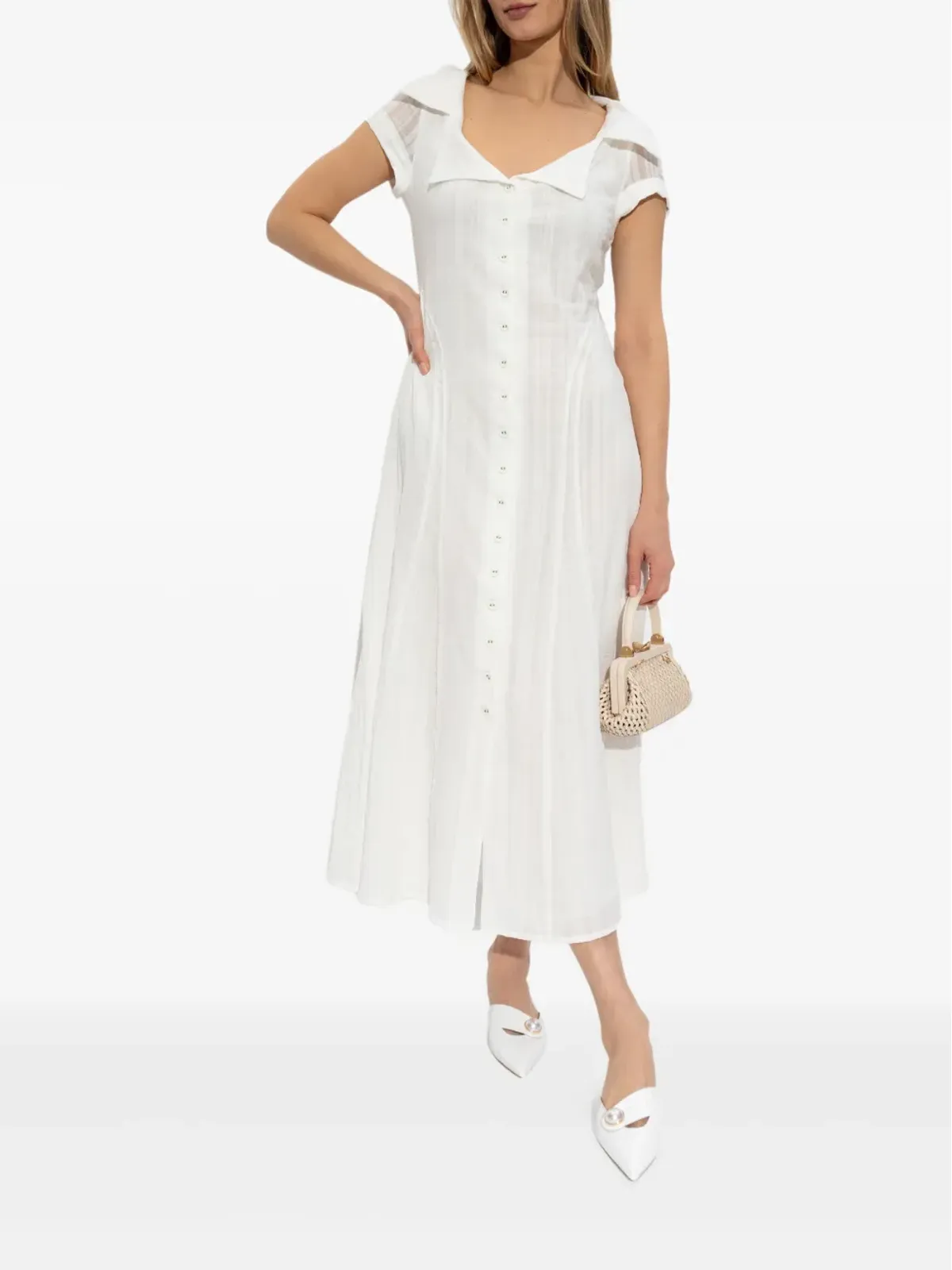 Cult Gaia Jeanie dress - White - 画像5