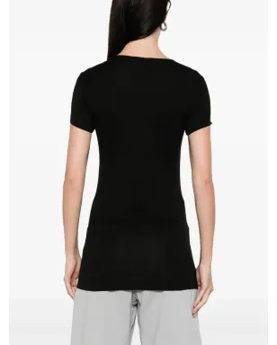 LEMAIRE コットン Tシャツ ブラック - サムネイル4
