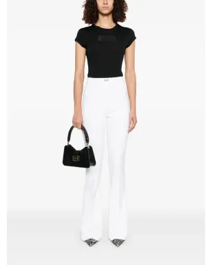 Elisabetta Franchi ロゴパッチ Tシャツ - ブラック - サムネイル2