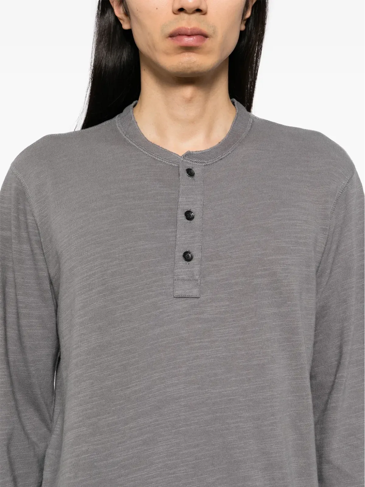 rag & bone クラシック・フレイム ヘンリーネック・シャツ - 画像4