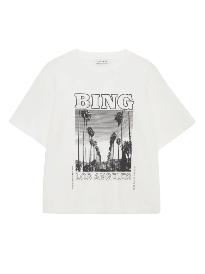 ANINE BING ANINE BING ルイ Tシャツ - ホワイトの商品画像