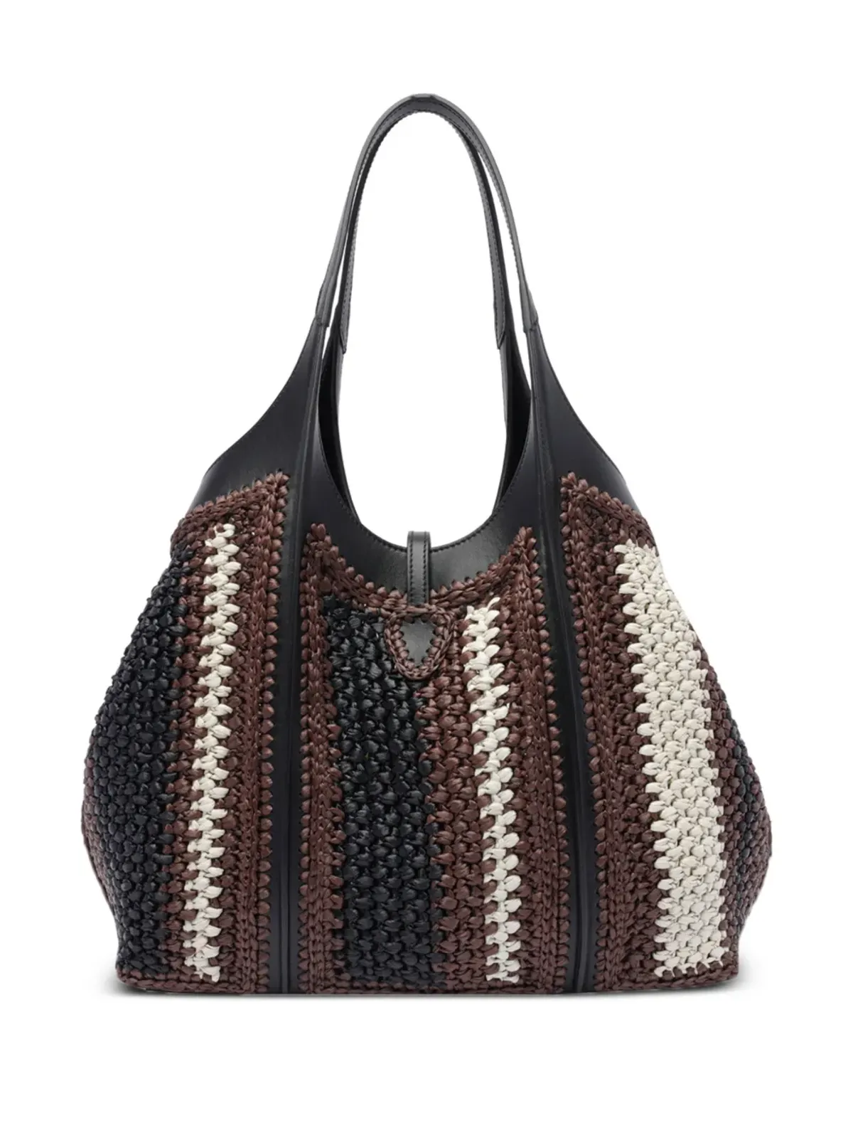 Tod's T タイムレス ショッパーバッグ ブラウン - 画像2