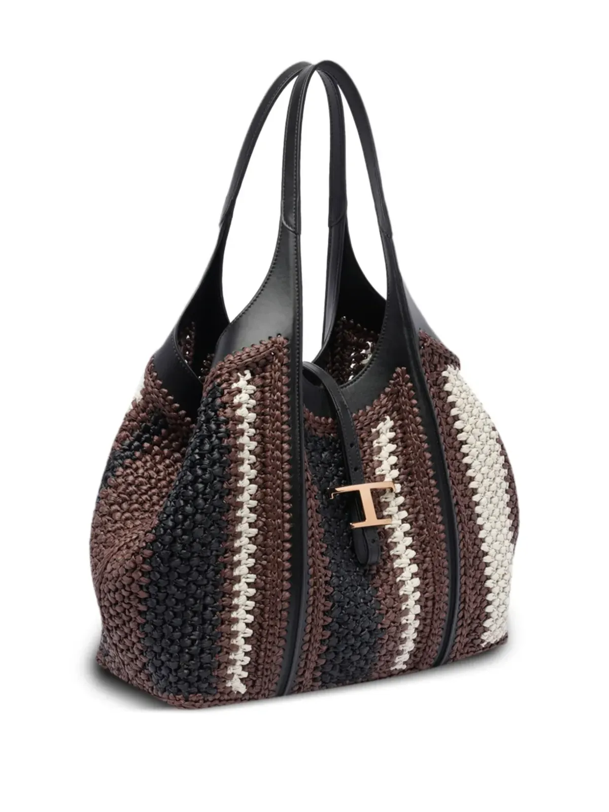Tod's T タイムレス ショッパーバッグ ブラウン - 画像3