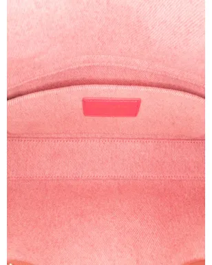 Christian Dior ビンテージ 2022 デニム マクロカナージュ レディ D ジョイ サッチェル - ピンク - サムネイル5