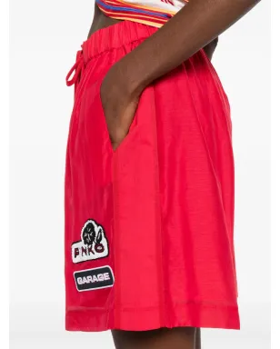 PINKO ルイス ベルムーダー ショーツ レッド - サムネイル5