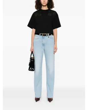 Elisabetta Franchi 刺繍入り Tシャツ - ブラック - サムネイル2