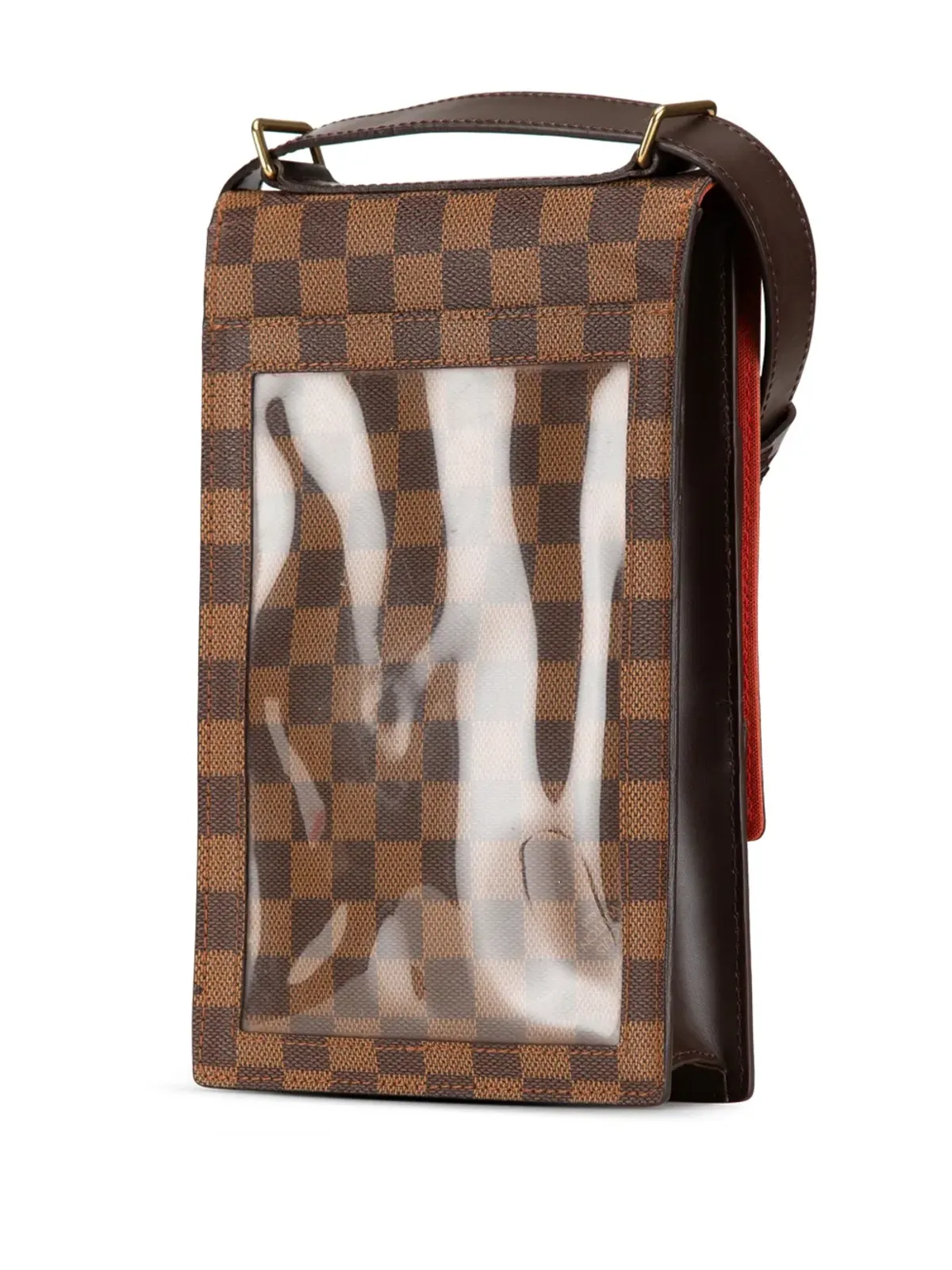 Louis Vuitton ビンテージ 1999 ダミエ・エベン Portobello クロスボディバッグ - ブラウン - 画像3