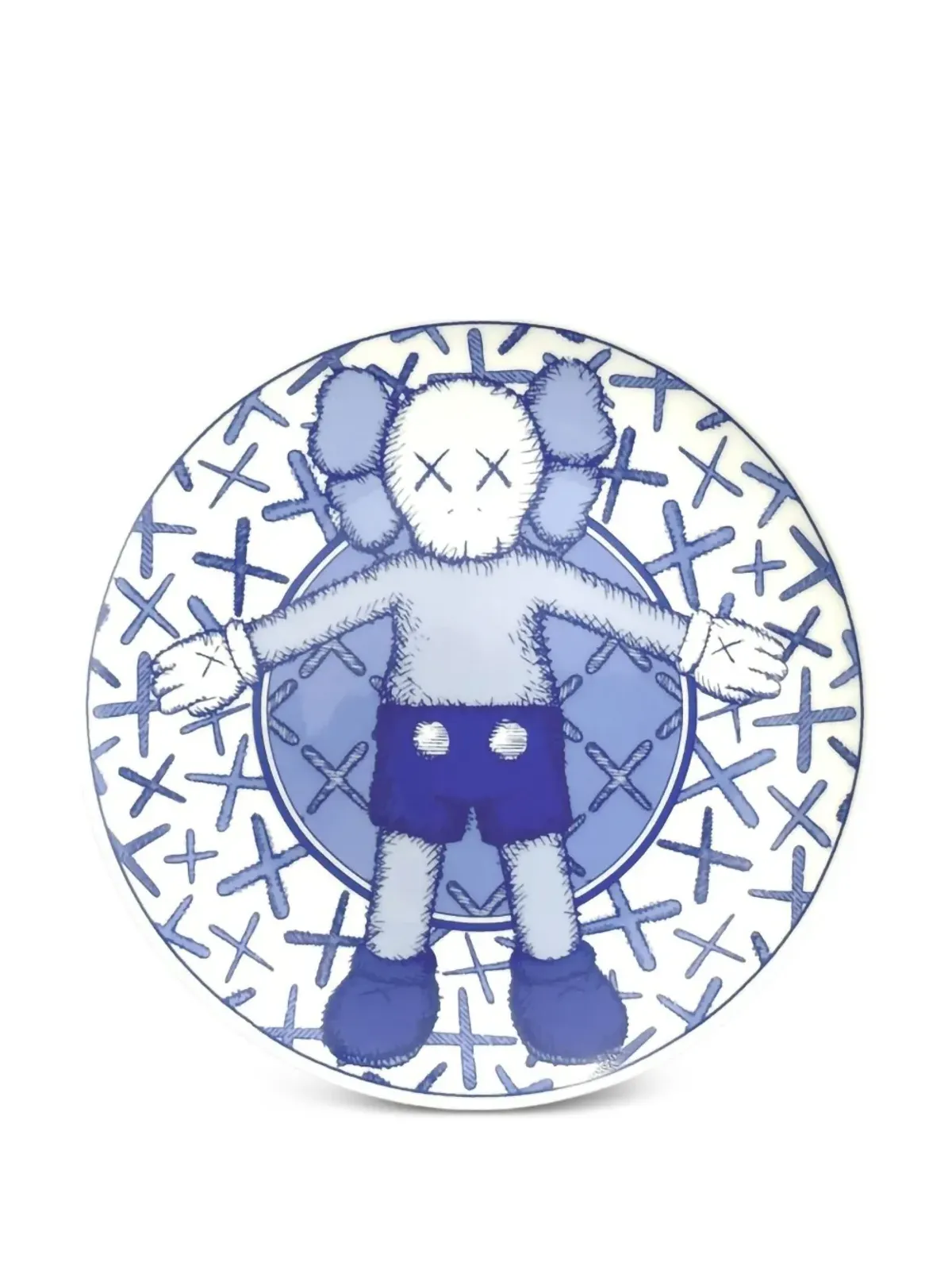 KAWS ホリデー台北 セラミックプレート（4枚セット） - ブルー - 画像4