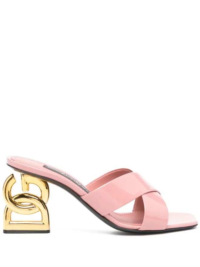 Dolce & Gabbana Dolce & Gabbana パテントレザー ミュールの商品画像
