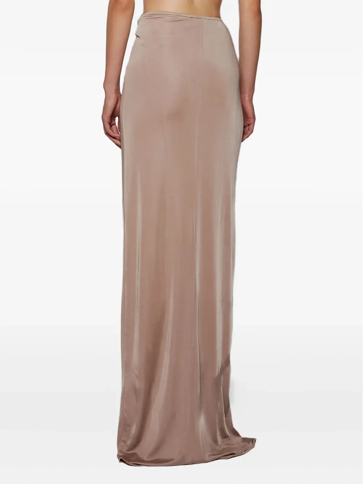 The New Arrivals Ilkyaz Ozel ツイストディテール マキシスカート - 画像4