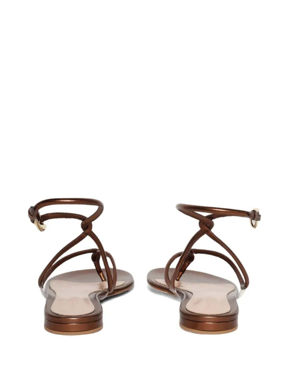 Gianvito Rossi マンバ・ストラップサンダル ブラウン - 画像2
