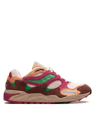 Saucony × Jae Tips Grid Shadow 2 What's the Occasion? Wear To The Party スニーカー - Brown - サムネイル1