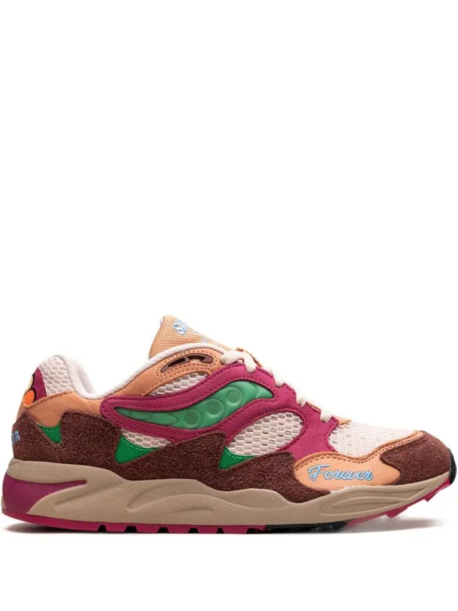 Saucony Saucony × Jae Tips Grid Shadow 2 What's the Occasion? Wear To The Party スニーカー - Brownの商品画像